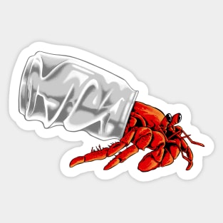 Canned Hermit Crab Sticker